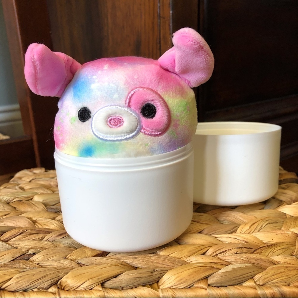Squishmallows Mystery Capsule: Shena the tie dyed dog in 4".